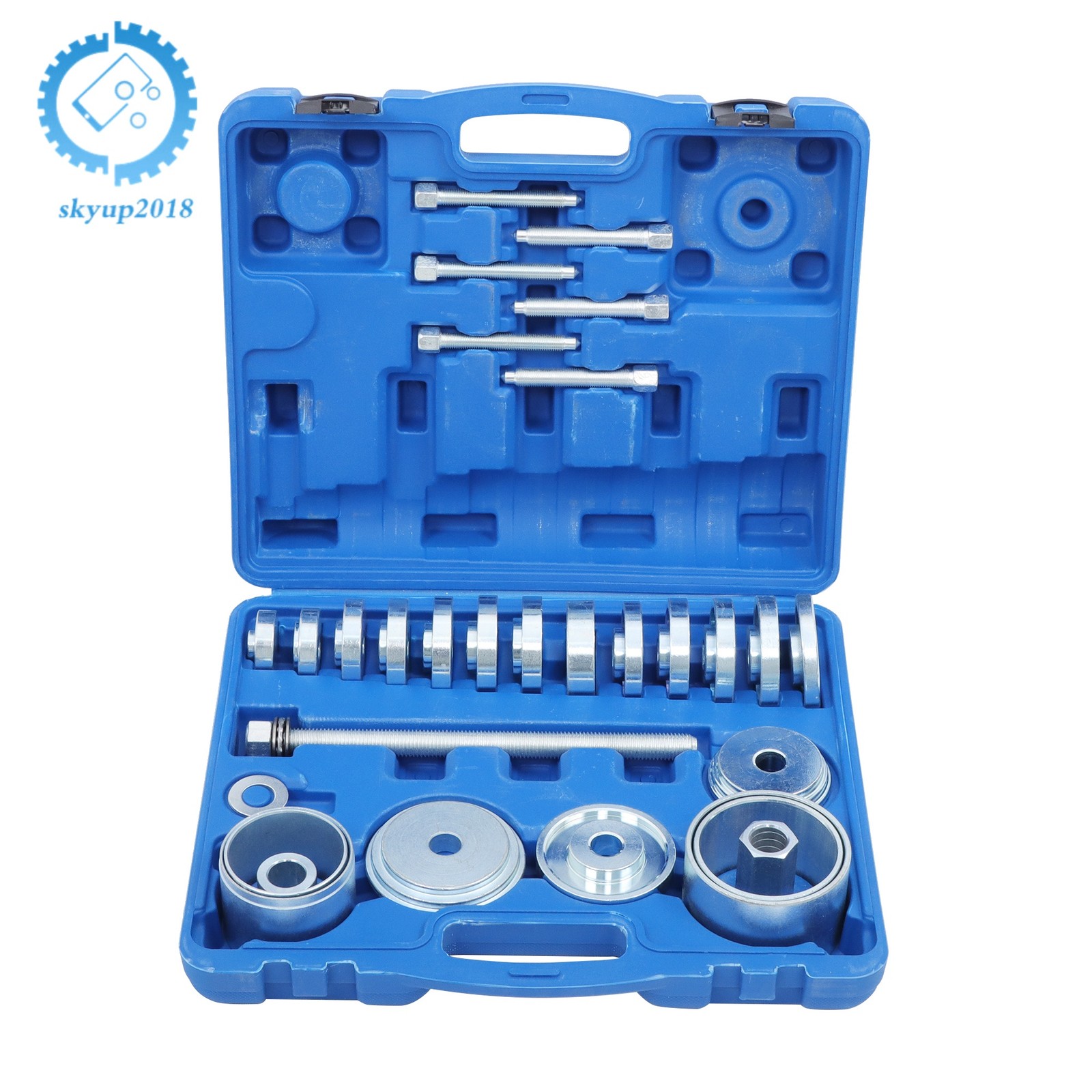 31Pcs Front Wheel Drive Hub Bearing Puller Remover Install Removal Tool Kit New