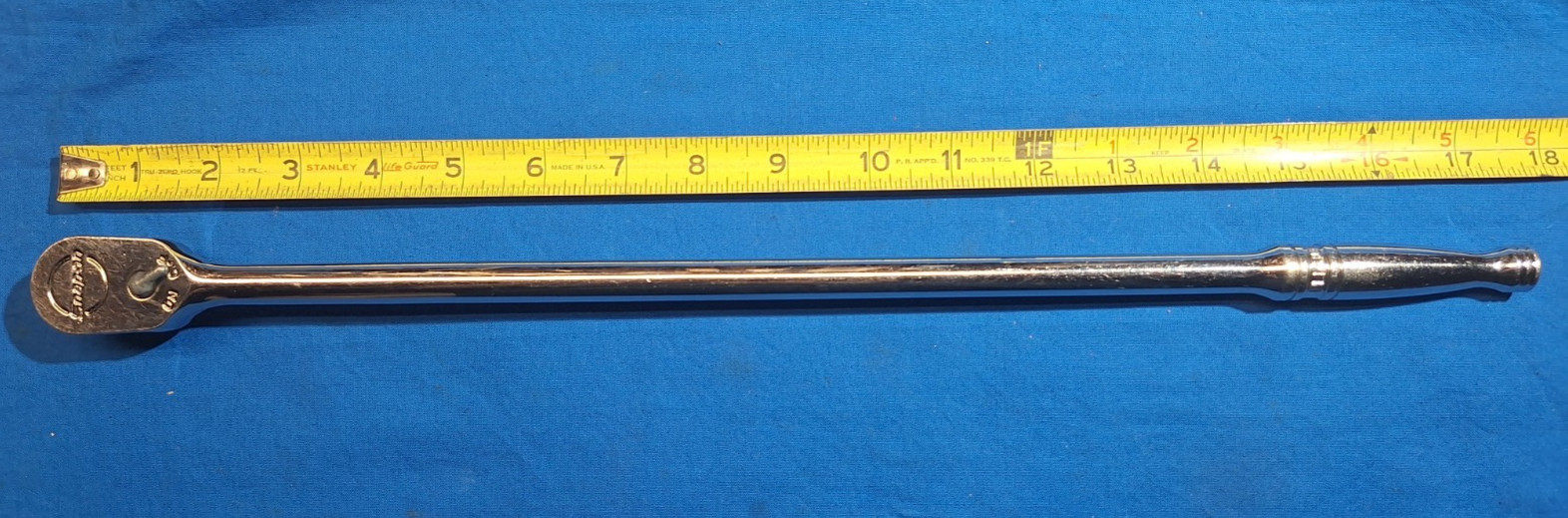 Snap-On FLL80 3/8″ drive extra long handle 18″ ratchet