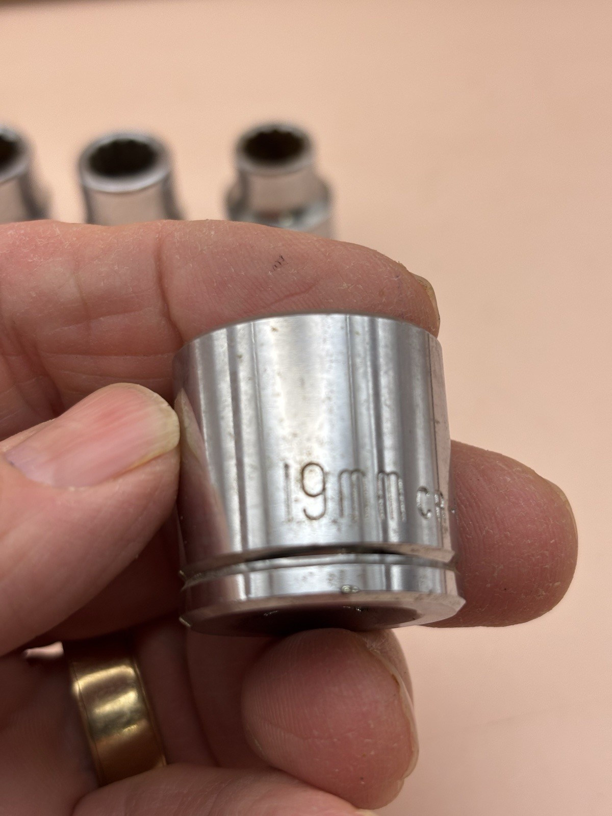 3/8 inch drive assorted metric sockets lot of 10