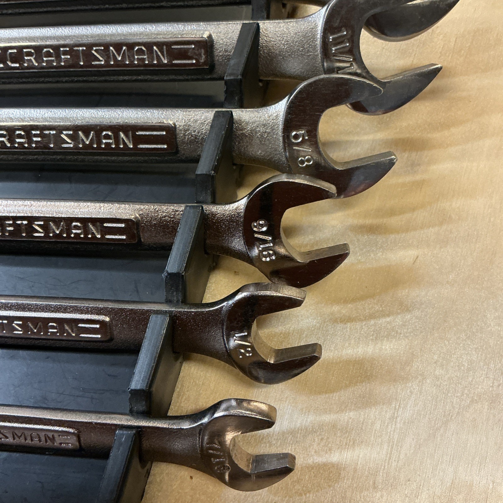 Craftsman USA 9 Pc 5/16”~3/4”Combination12 Pt Wrench Set VA SERIES FREE SHIPPING