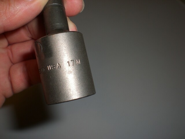 Vintage Dayton Apex 17mm Short Extension Swivel Socket 1/2″ Drive 6 Pt USA MADE