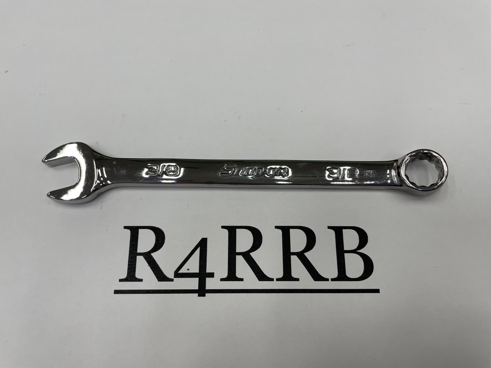 Snap-on Tools USA NEW 3/8″ SAE 12 Point Short Length Chrome Combo Wrench OEX120B