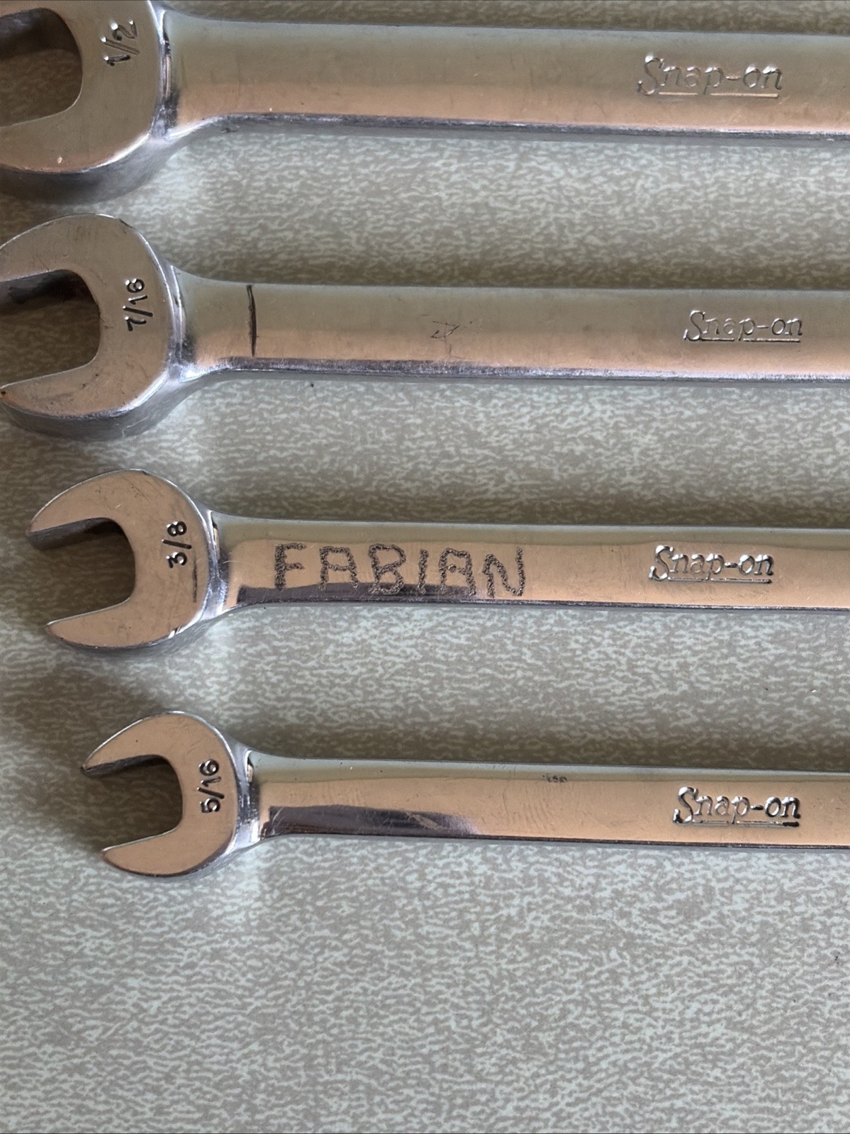 Snap On Tools Line Wrench 7 Piece Set SAE 5/16-3/4