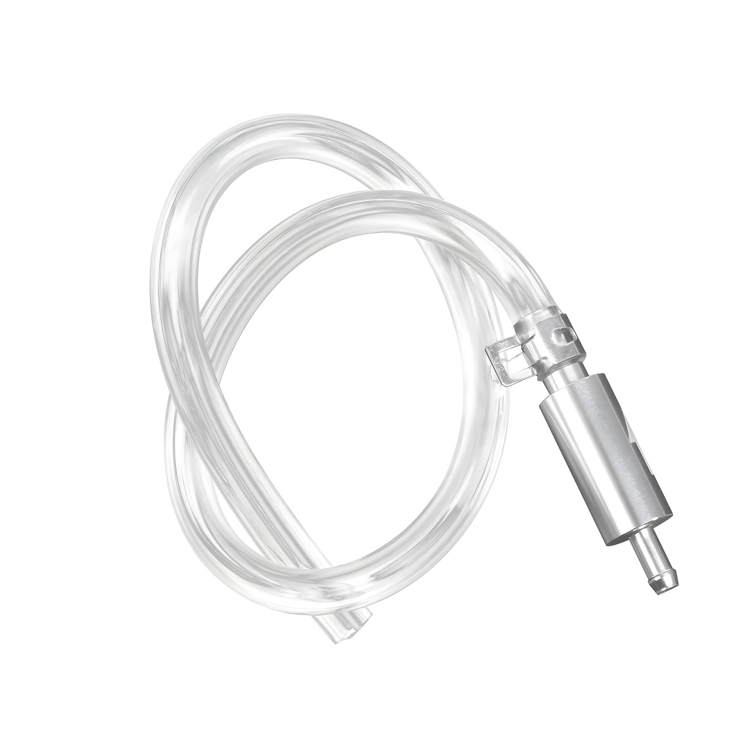 2 PCS Brake Bleeder Hose, One Way Check Valve Tube Bleeding Tool Kit Silver USA