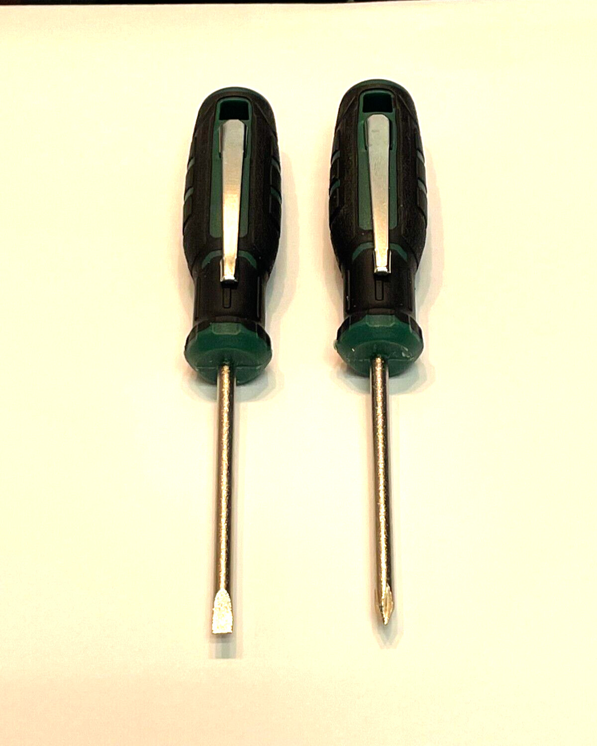 Pocket Screwdriver Set, Master Force, Magnetic Tips, Slotted & Cross Pocket Clip