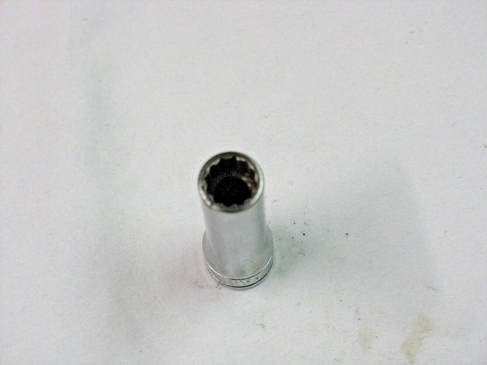 Snap On Tools 3/8″ Deep 3/8″ Drive 12 Point SAE Chrome Socket SF121