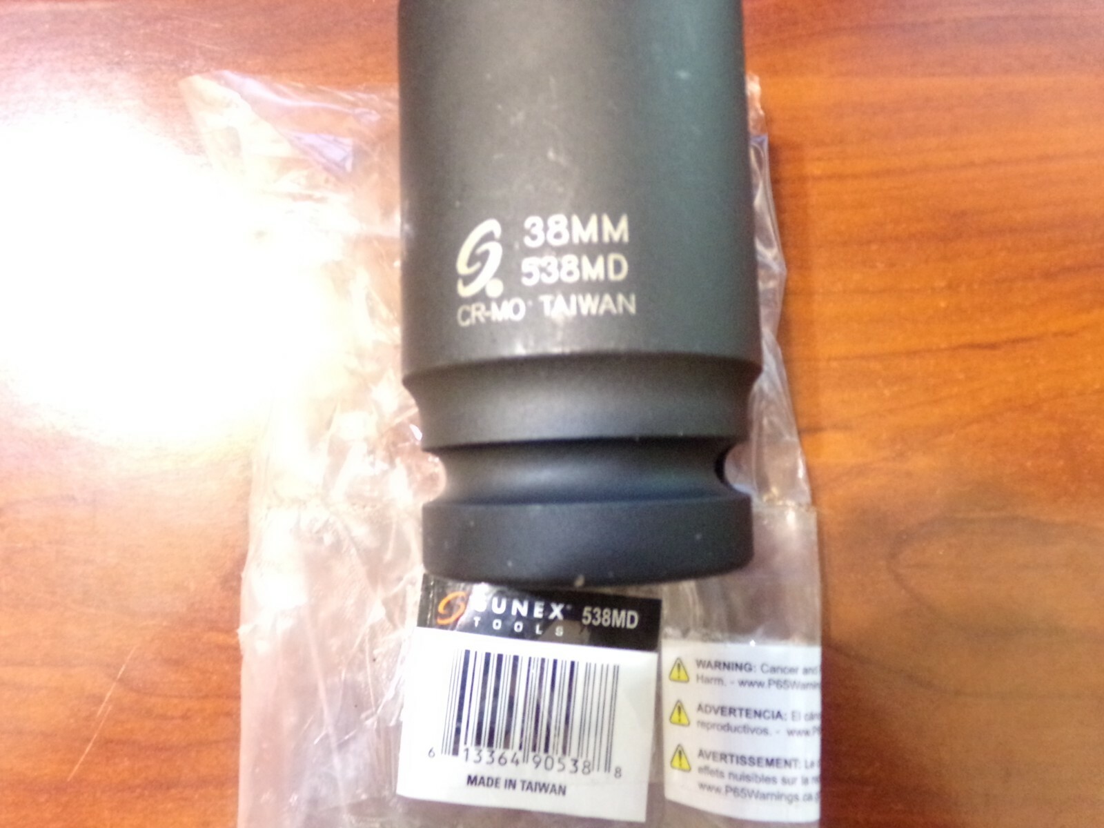 SUNEX TOOLS 538MD – 1″ DRIVE 38MM DEEP IMPACT SOCKET (K111)