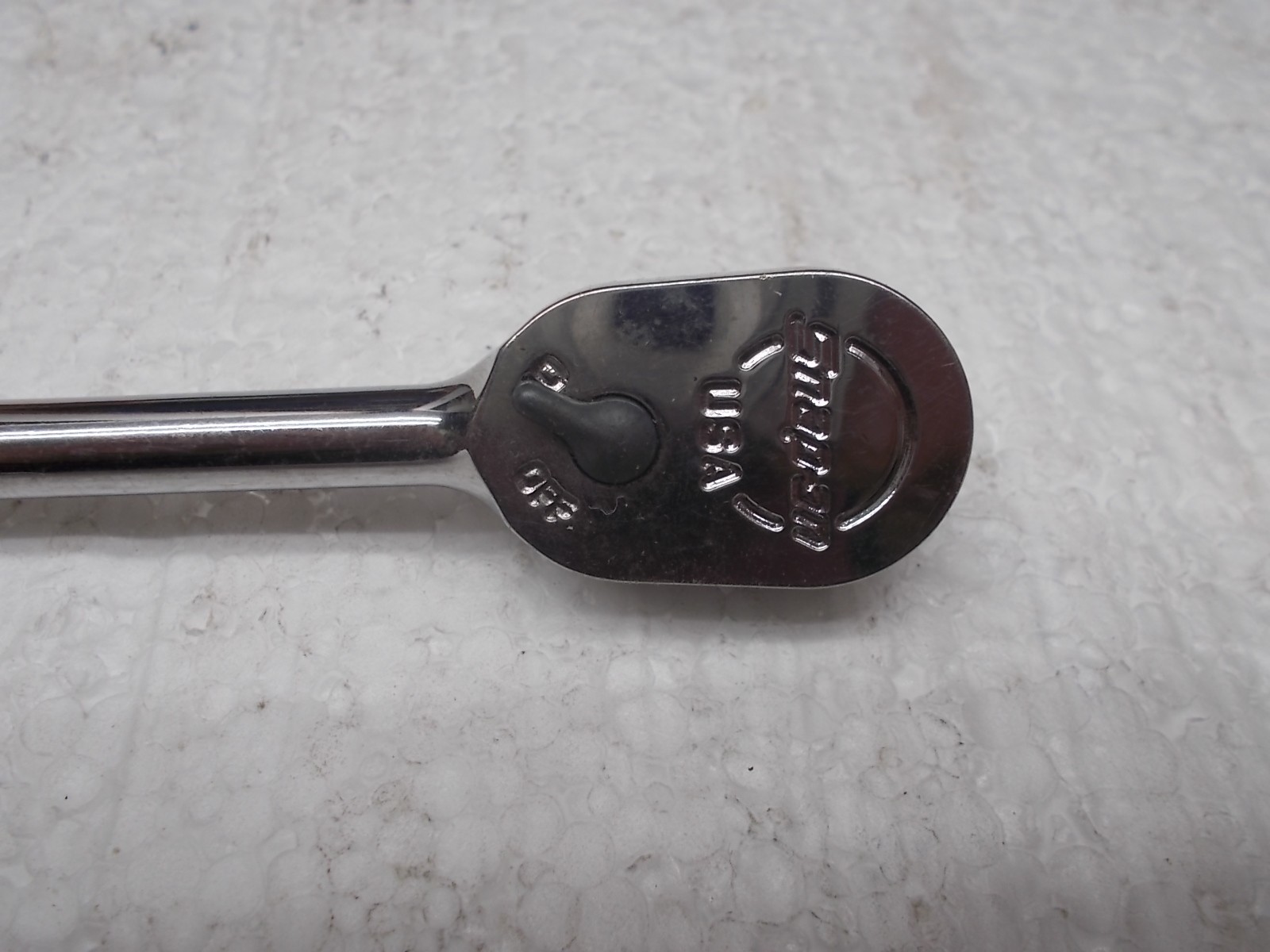 Snap-on tools 1/4″ drive Long Fixed Head Ratchet TL72F USA Nice!