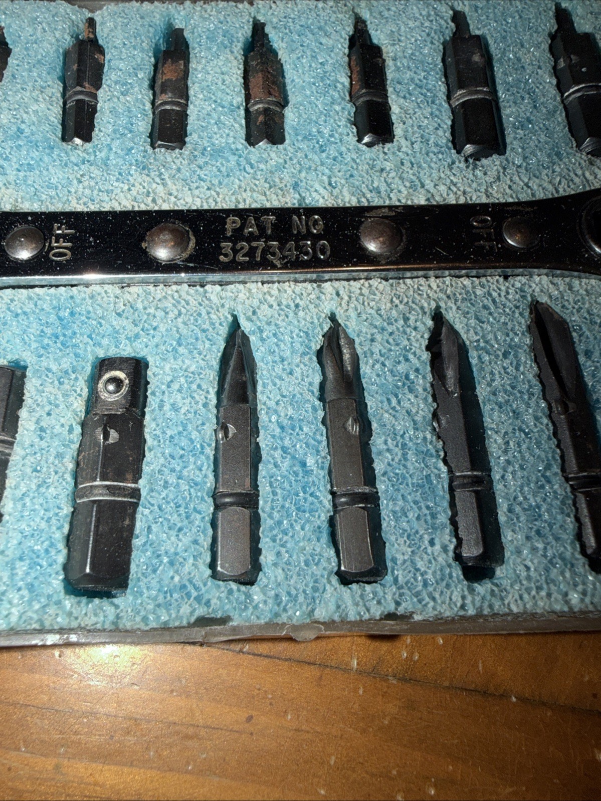 Snap-On 20 Pc Offset Ratcheting Box Wrench Set CRA180BK