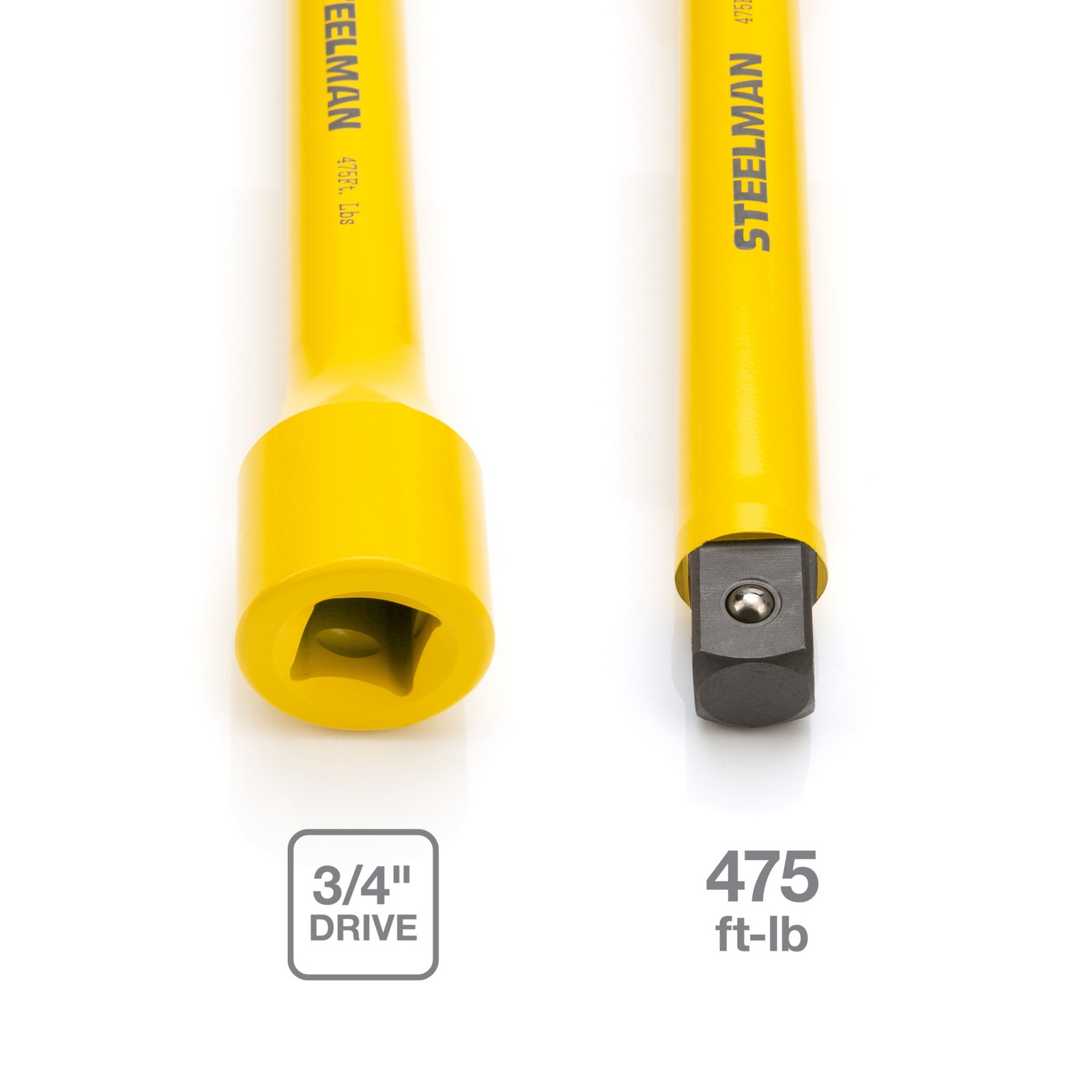 Steelman 3/4 in. Drive Yellow 475 ft-lb Torque Extension 60156