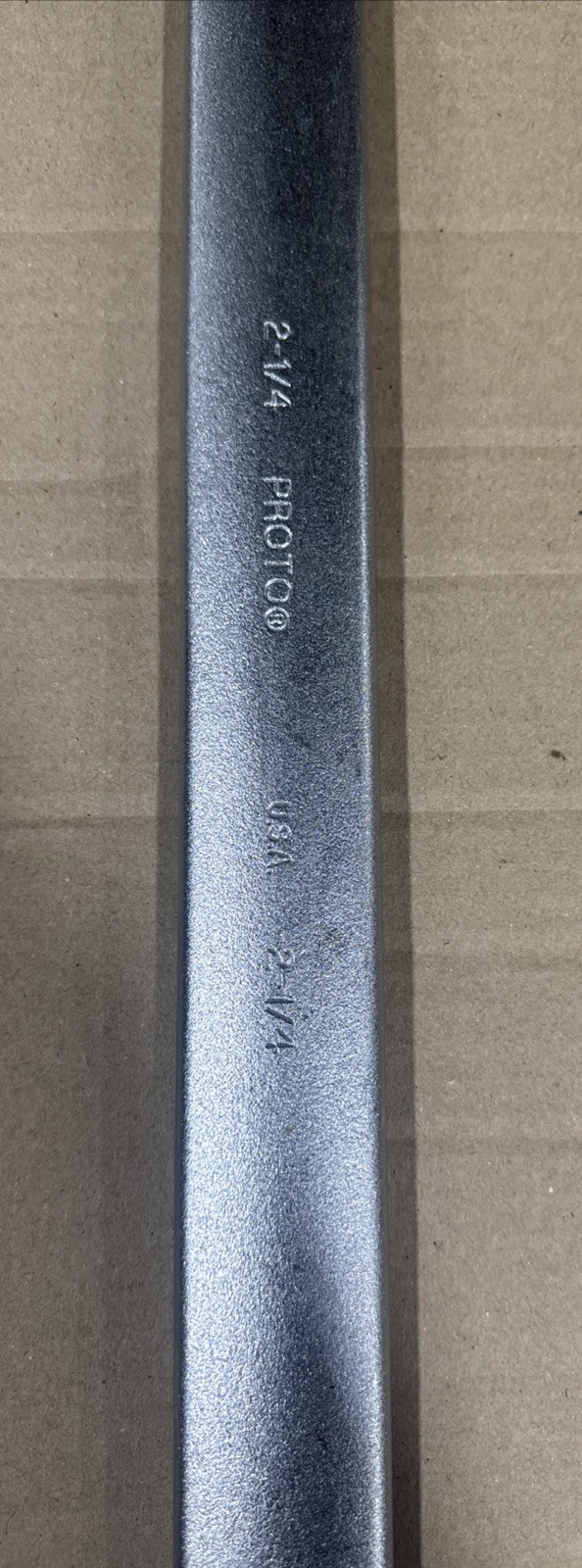Proto 2-1/4” Jumbo Combination Wrench 12pt SAE Satin Chrome J1272 USA NEW