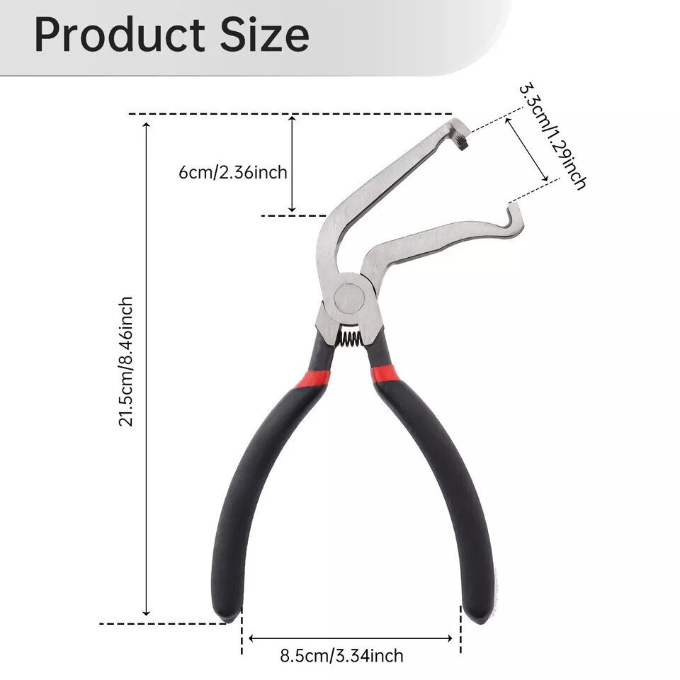 2PCS For Lisle 37960+37980 Electrical Disconnect Pliers Rubber non-slip sleeve