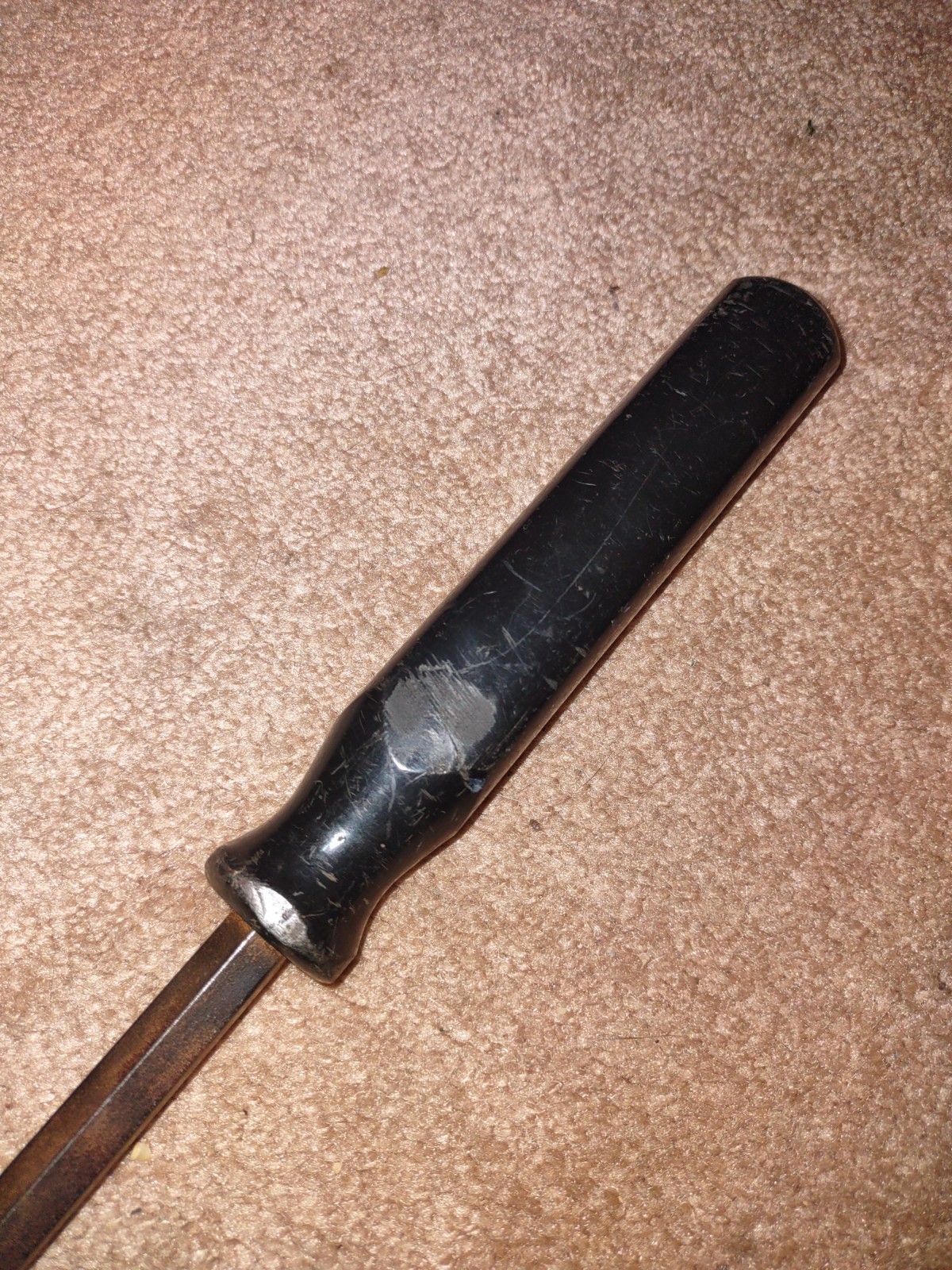 Enderes Tools #44 24″ Long Screwdriver / Pry Bar Straight Tip Black Handle USA