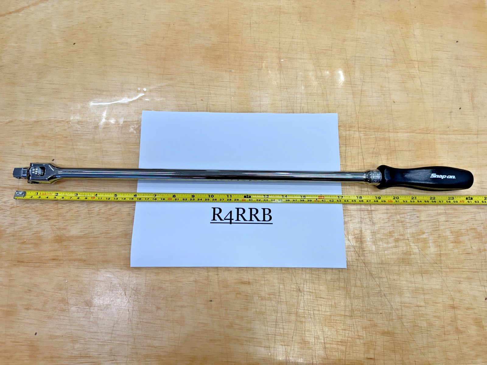 Snap-on Tools USA NEW BLACK 1/2″ Drive Hard Grip 24″ Breaker Bar SHBBD24BK RARE
