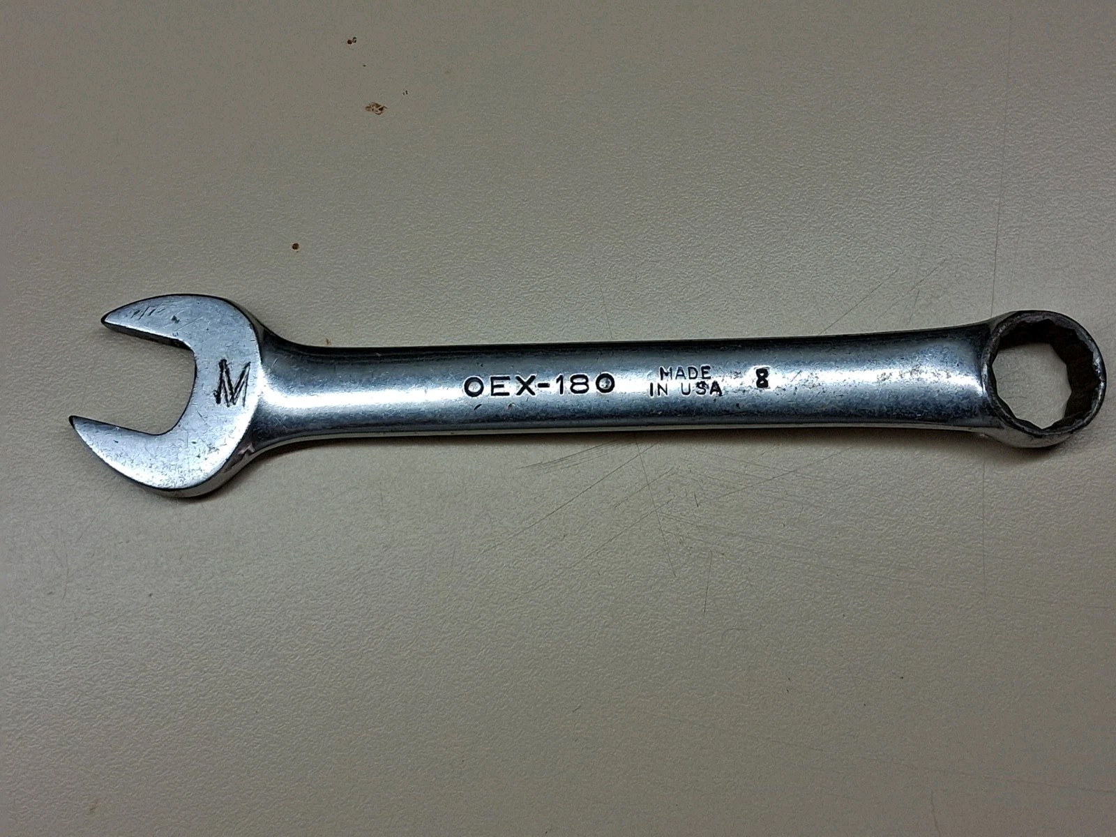 Snap On OEX180 9/16″ SAE 12 Point Short Combination Wrench USA W/initials