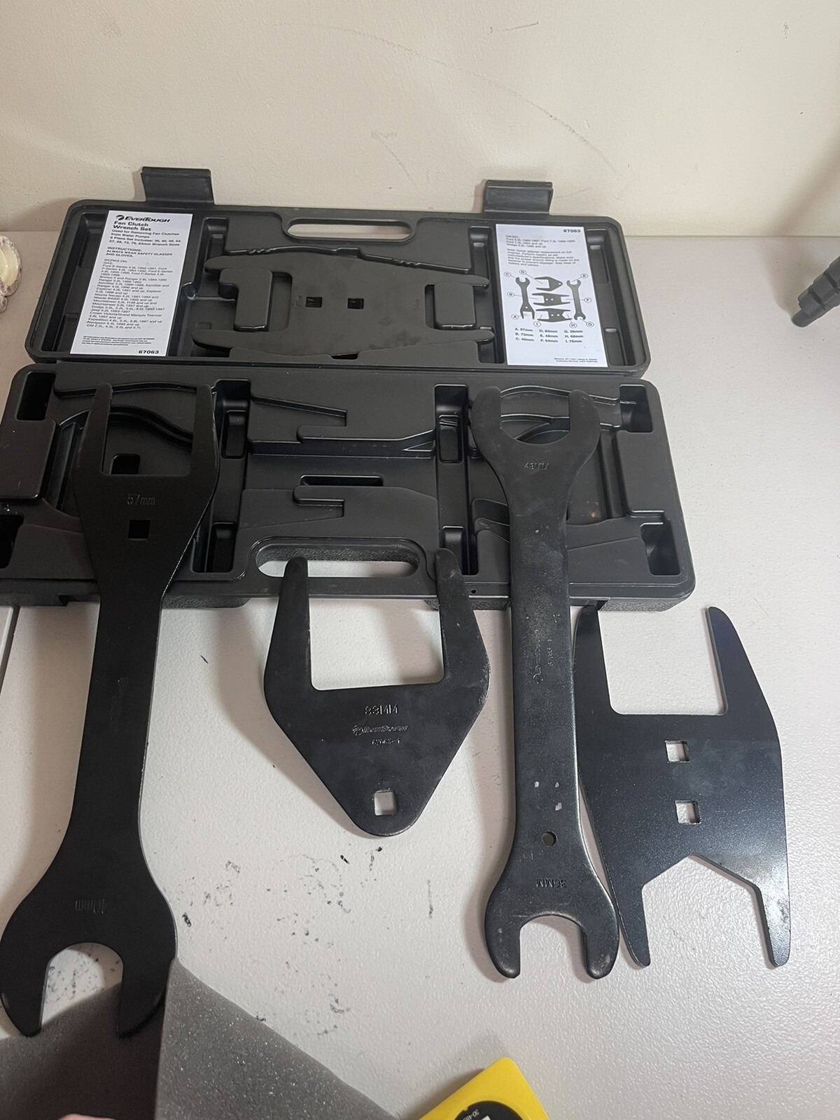 EverTough #67063 Fan Clutch Wrench Set With Case