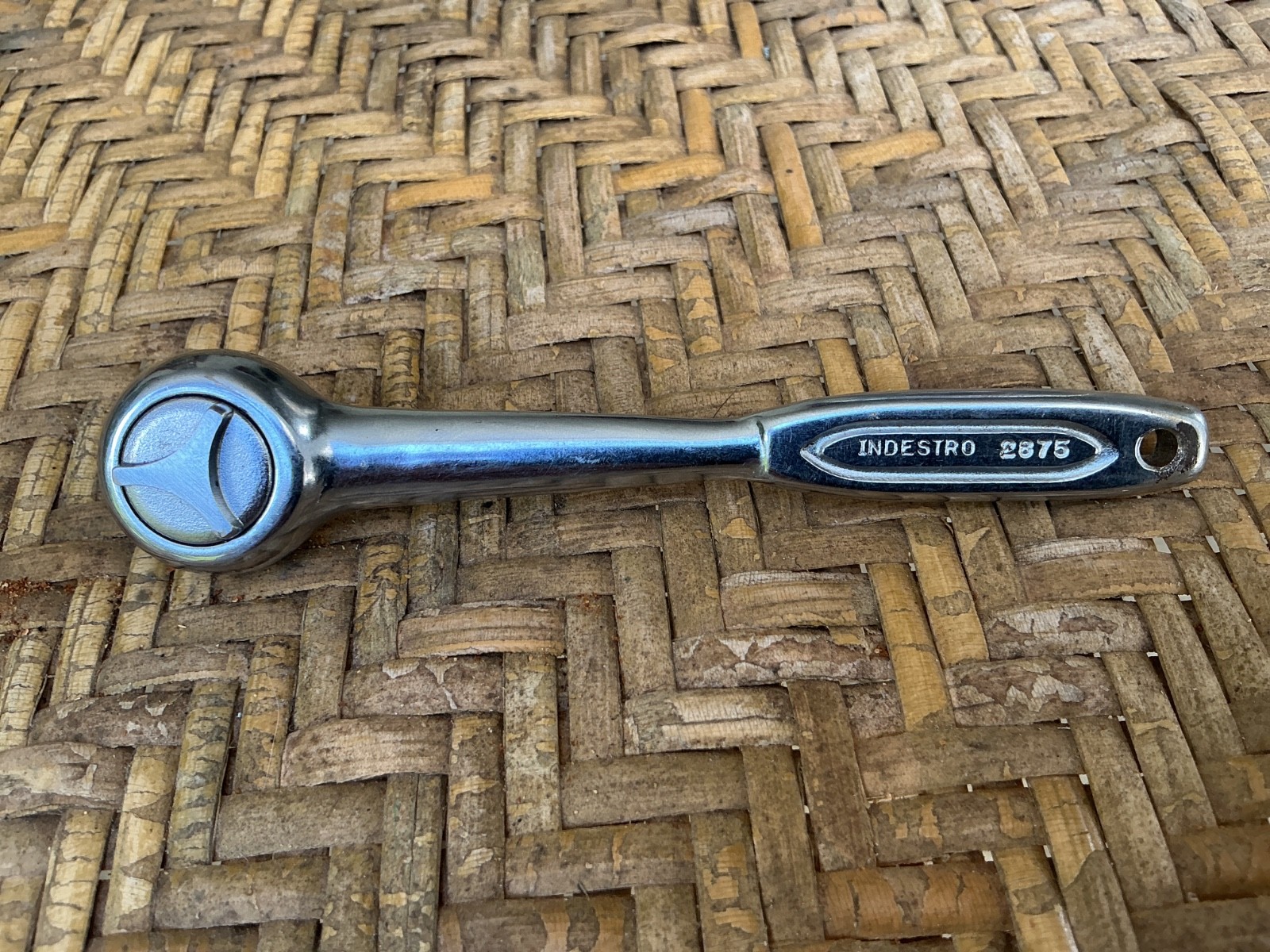 Vintage Indestro No. 2875 Socket Ratchet 1/4″ Drive VGC Made in USA