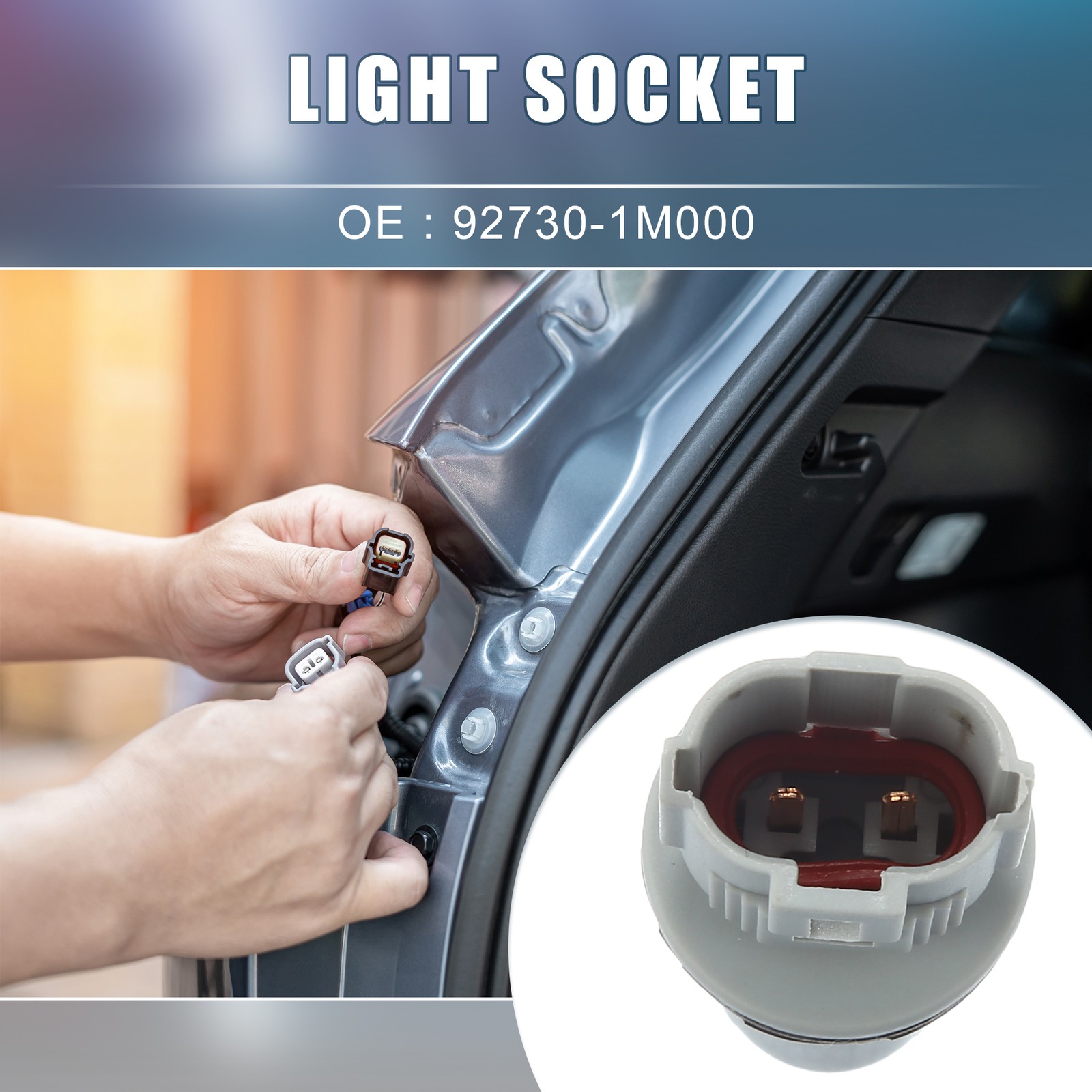 High Mount Stop 3rd Brake Light Socket 92730-1M000 for Kia Forte Koup 2010-2013