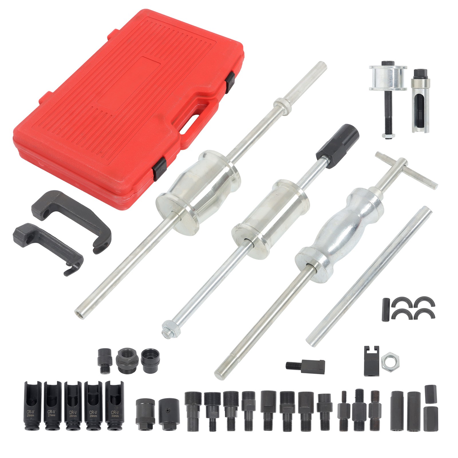 Labwork Diesel Injector Extractor Slide Hammer Puller Adapter Tool Kit 40PC