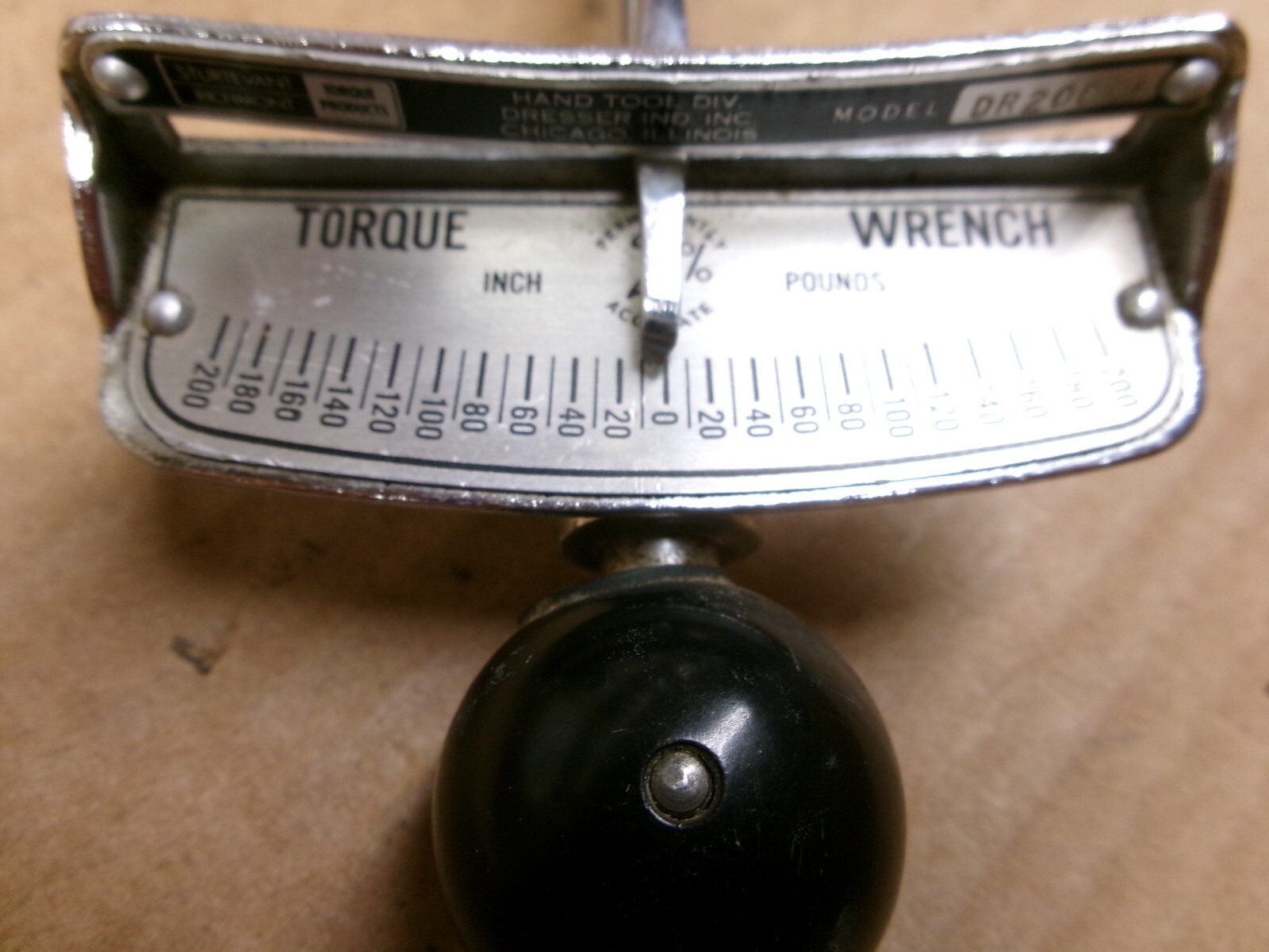 Sturteveant Richmont Inch Pounds 11″ Long Torque Wrench No DR200-1