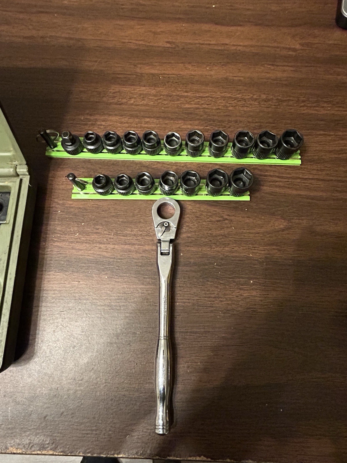 Matco Special Forces Pass Through Ratchet Set RL100 With Vim Magrails