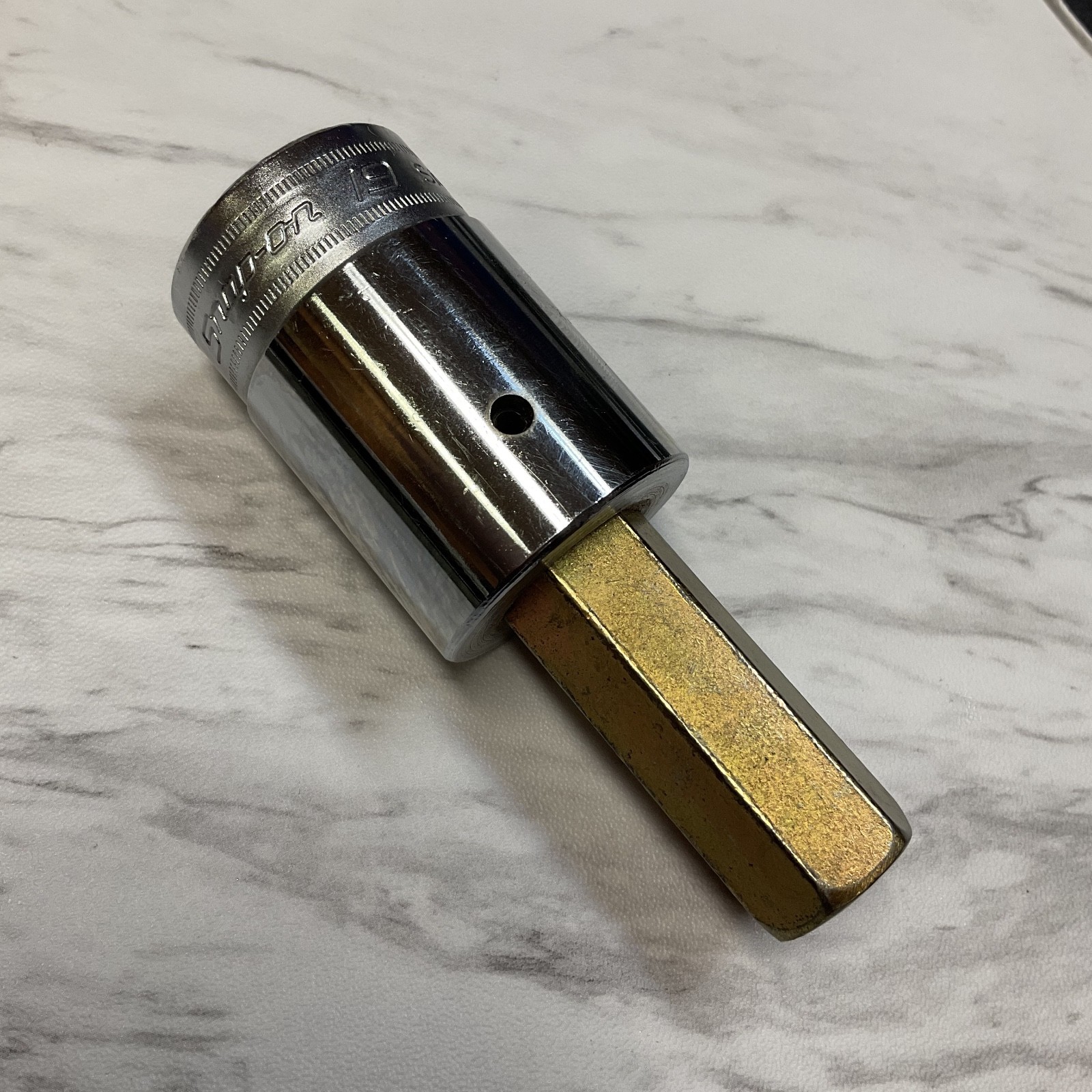 Snap-on 1/2″ Drive Metric 19mm Standard Hex Bit Socket Driver SAM19 !SHIPS FREE!