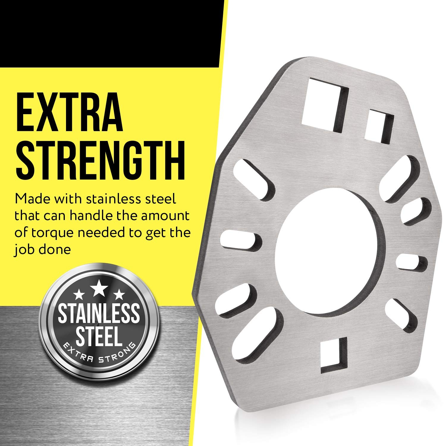 Mission Automotive Pinion Flange Holding Tool – Stainless Steel, Silver
