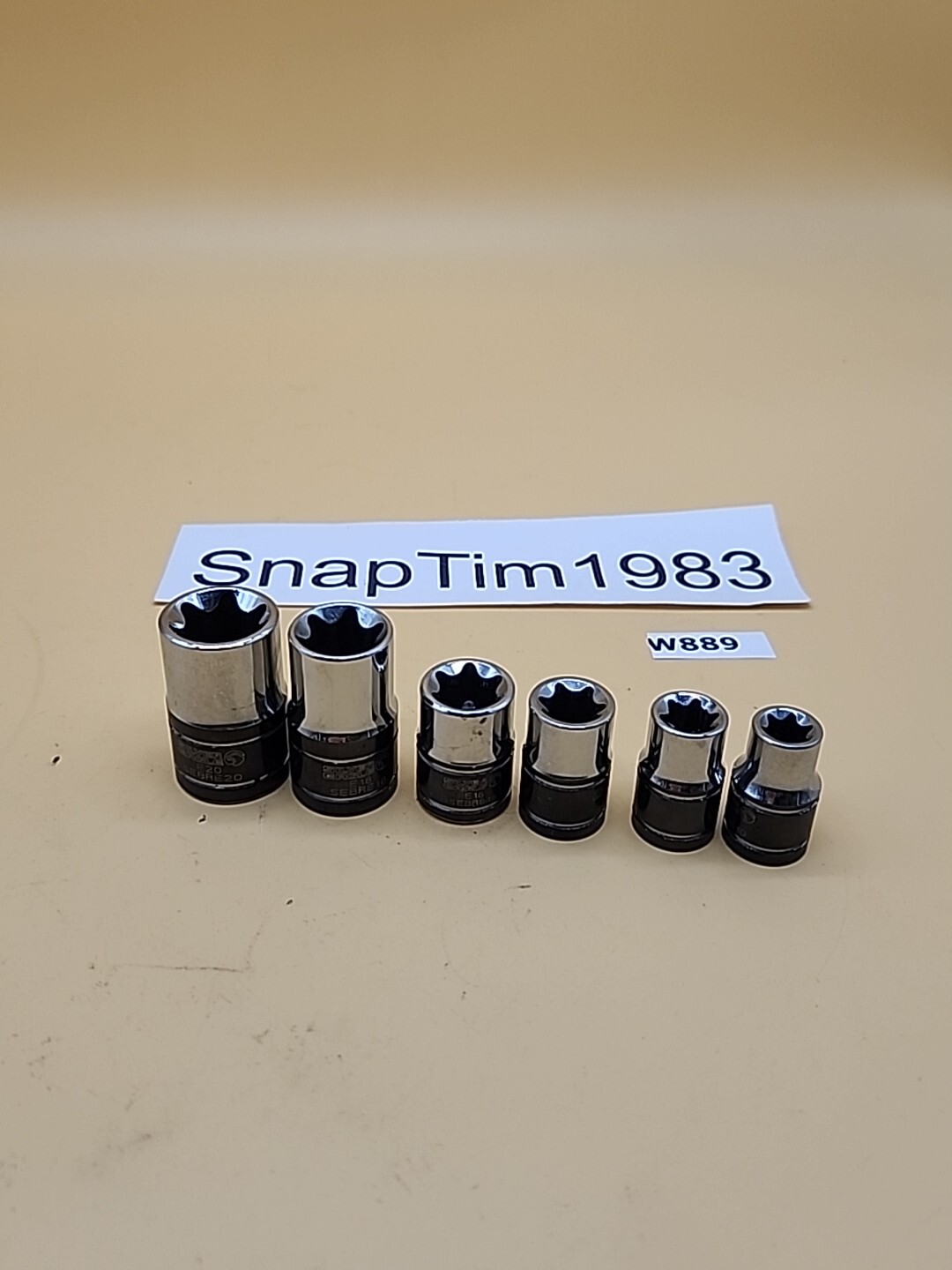 Matco Tools Silver Eagle Sockets Set 6pc E20-E18-E16-E14-E12-E10