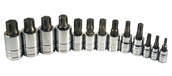 ATD 13pc Ribe Polydrive Bit Socket Set, Lifetime Warranty! #13780