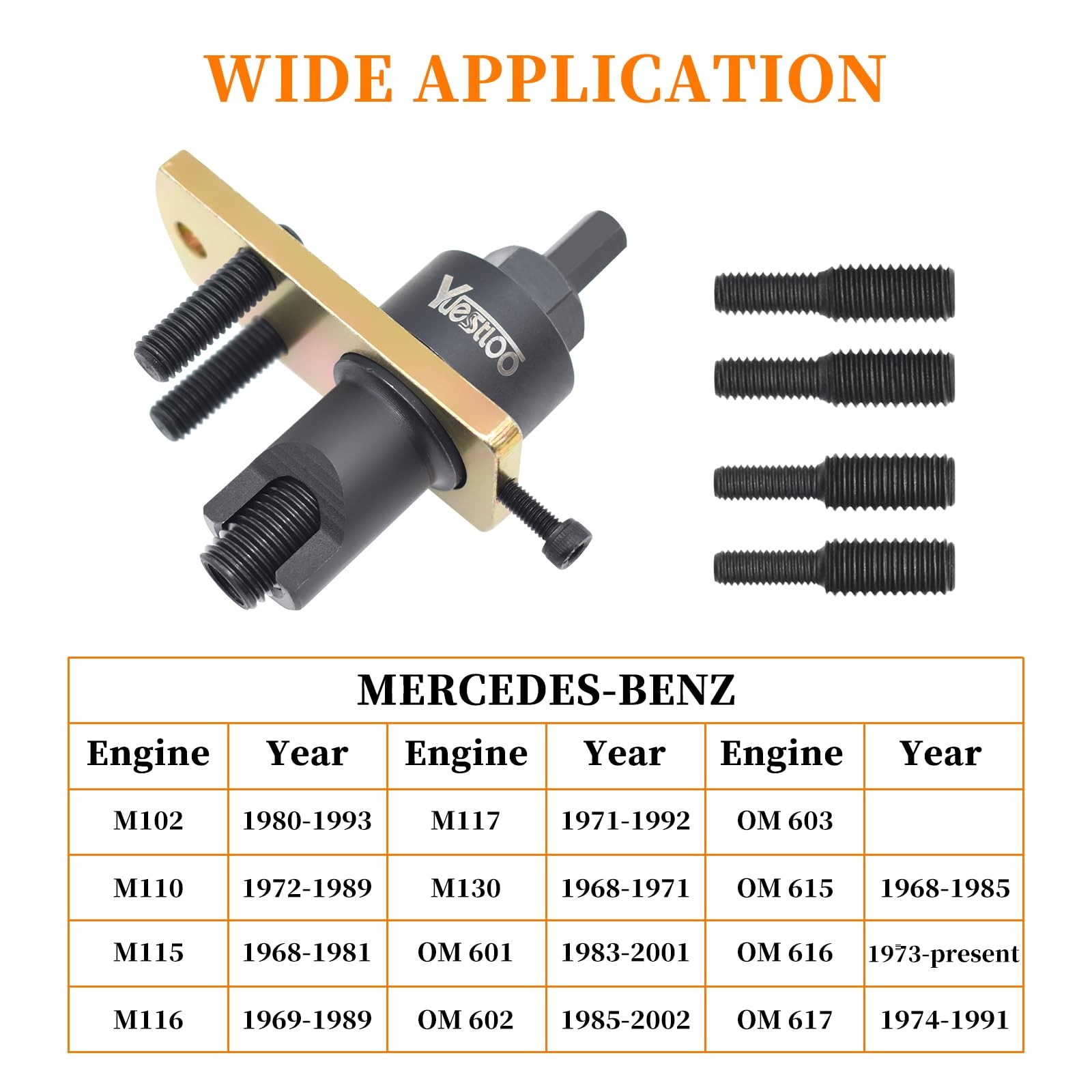 Yuesstloo Chain Guide Rail Pin Puller Remover Tool, Compatible with Mercedes…