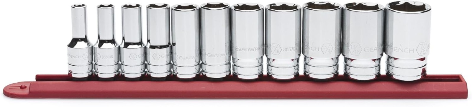 11 Pc. SAE Socket Set, Alloy Steel