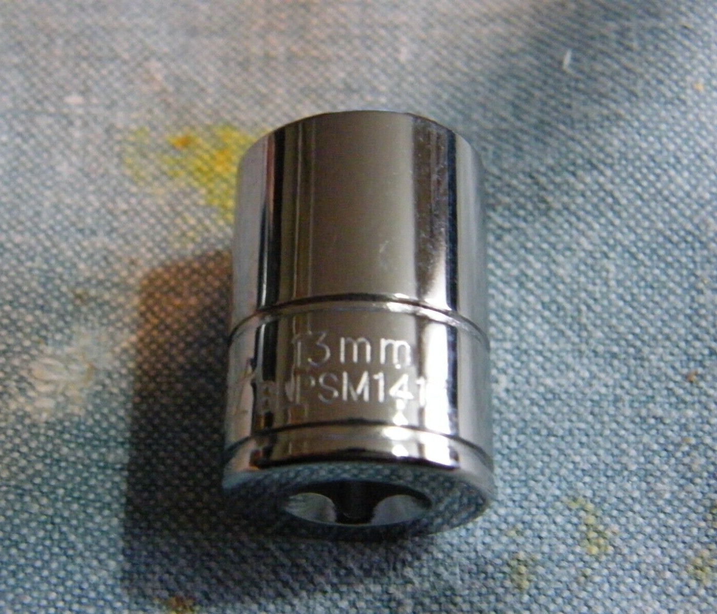 Blue Point 13mm 6 point 1/4″ drive socket BLPSM1413 shallow NEW unused