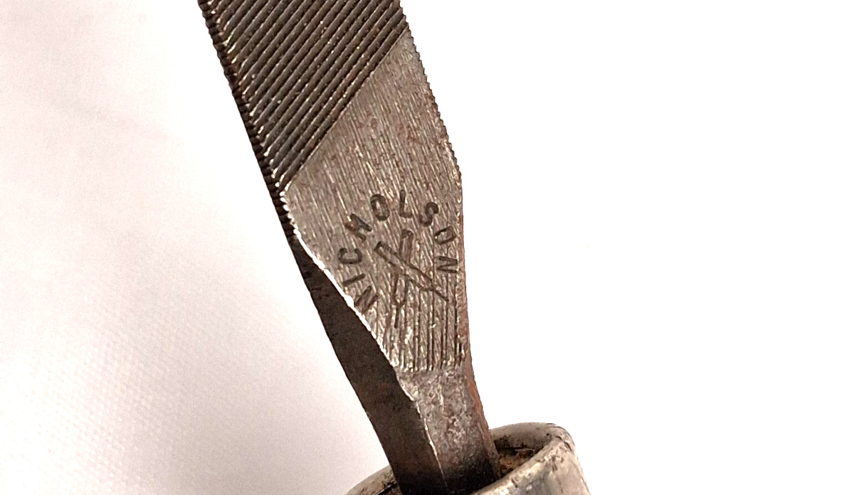 VTG Wood Handle Files -Blue Point GA-98 Adjustable Jaw & Nicholson Slim Taper