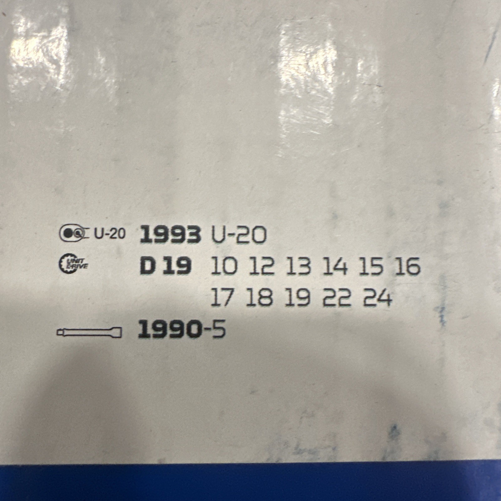 Gedore Ratchet & Socket Set 1/2 Drive 19 KMU-20 Metric – Made In Germany