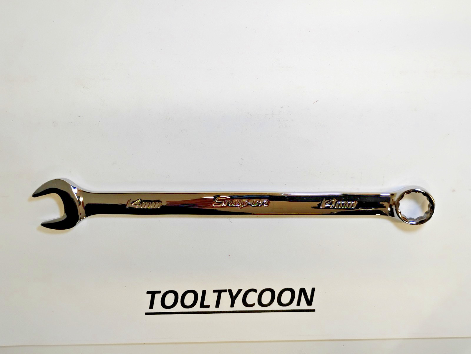 Snap-On Tools USA NEW 14mm Metric Standard 12 Point Chrome Combo Wrench OEXM140B