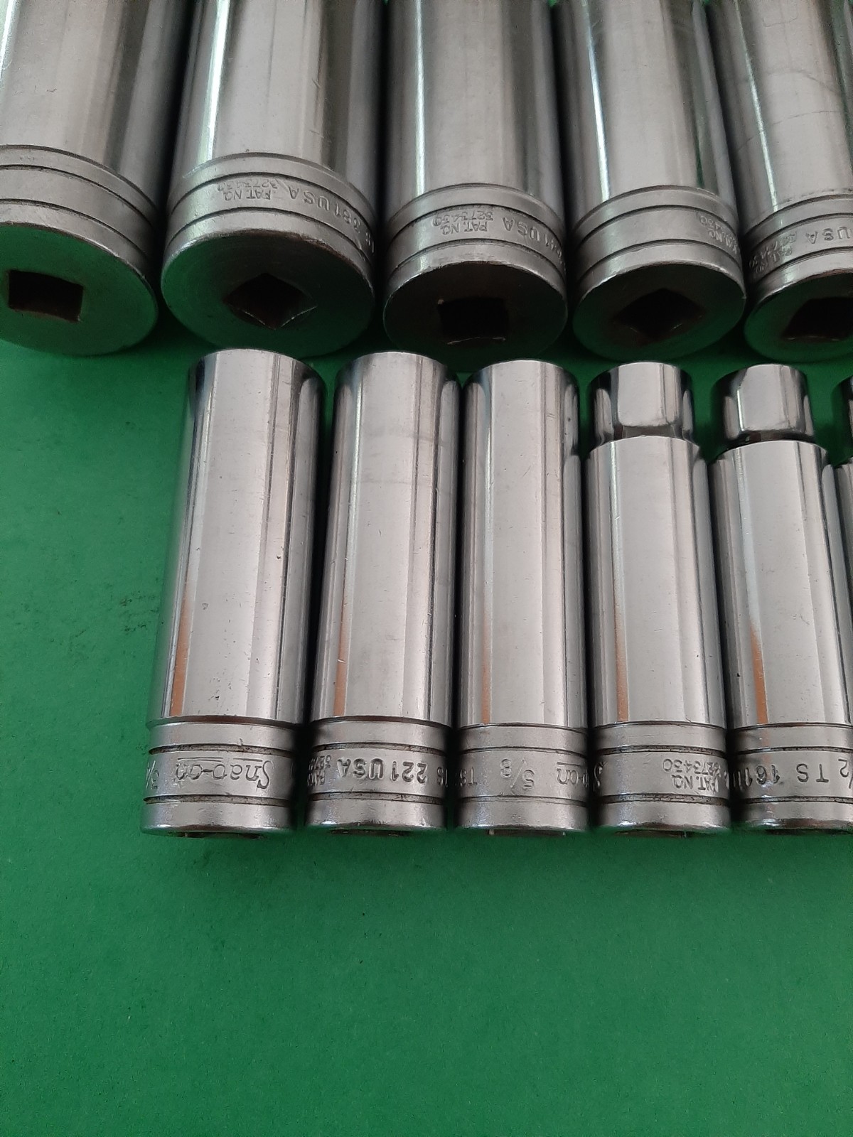 Snap-on 1/2″ Drive 14PC SAE 6PT Point Deep Socket Set 3/8″ to 1-1/4″ (no 1-1/8)