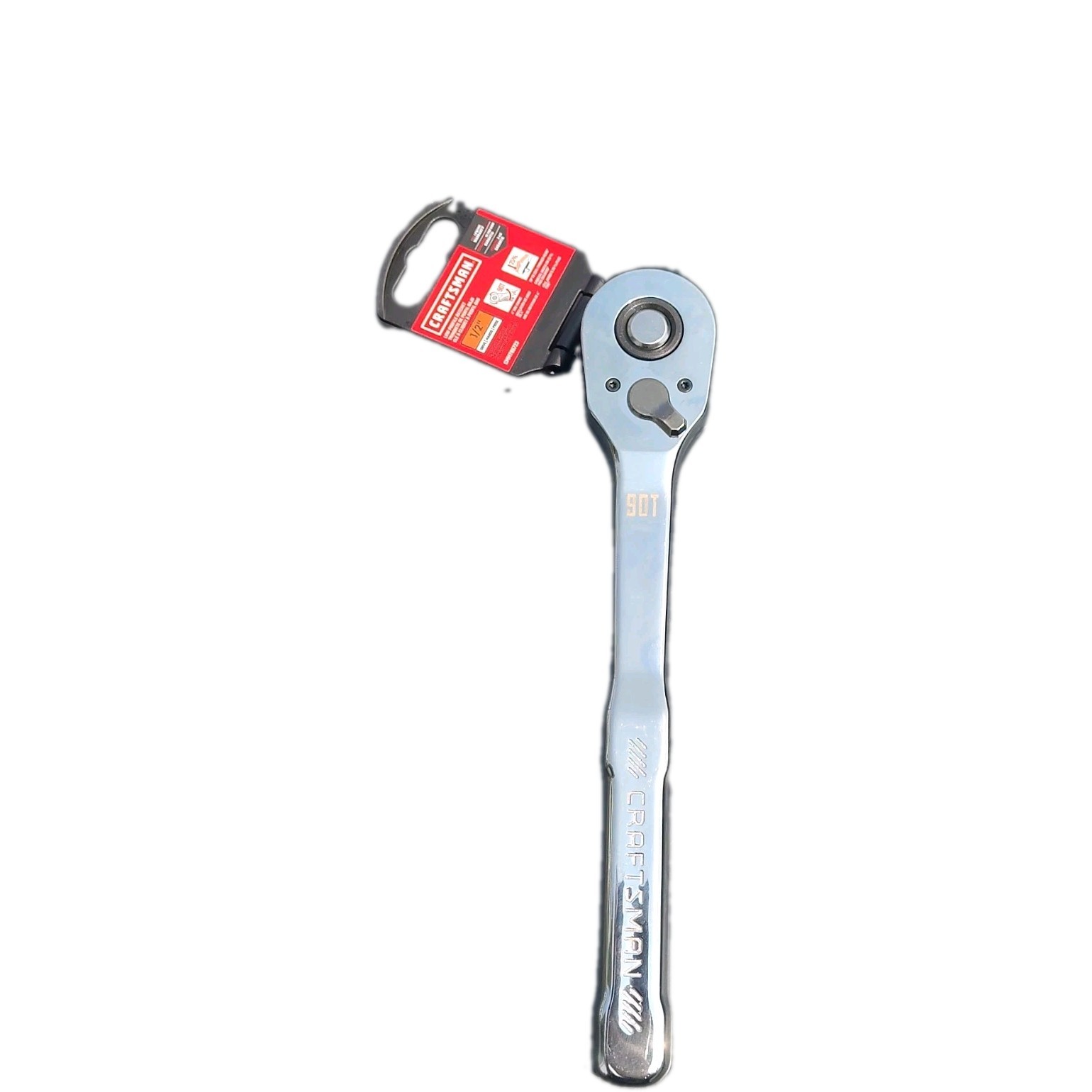 1/2″ Low Profile Craftsman 90-Tooth Socket Drive Ratchet 4″ Arc CMMT86723 NEW