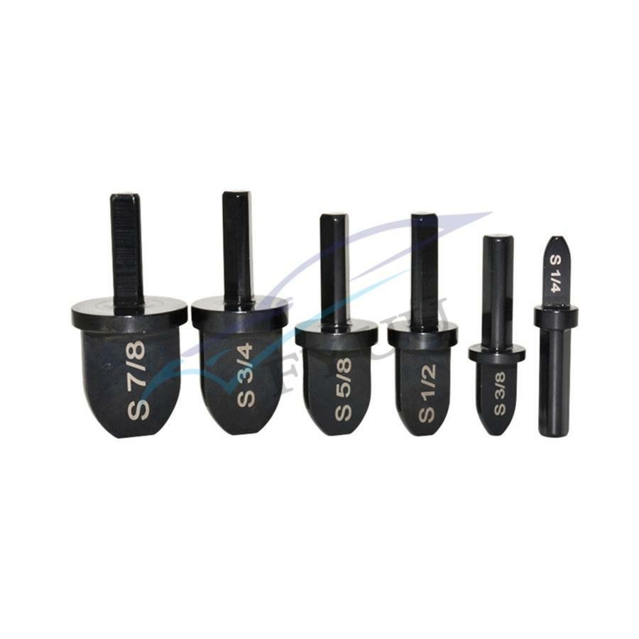 6Pcs 45# Steel Tube Pipe Expander Support Swaging Tool 7/8 3/4 5/8 1/2 3/8 1/4″