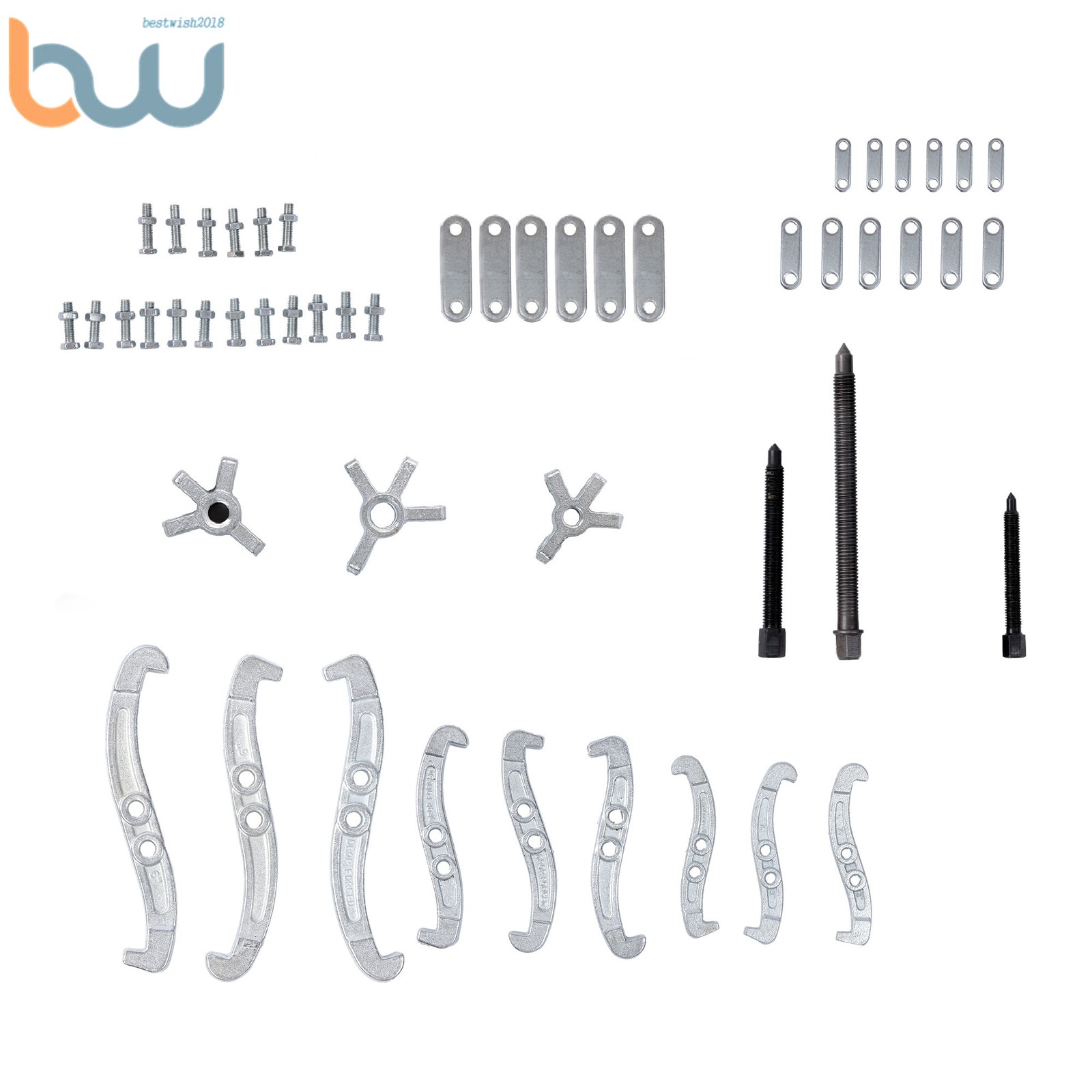 3-Jaw Gear Puller Set 3” 4” 6” Inch Slide Gears Pulley Flywheel Removal Kit