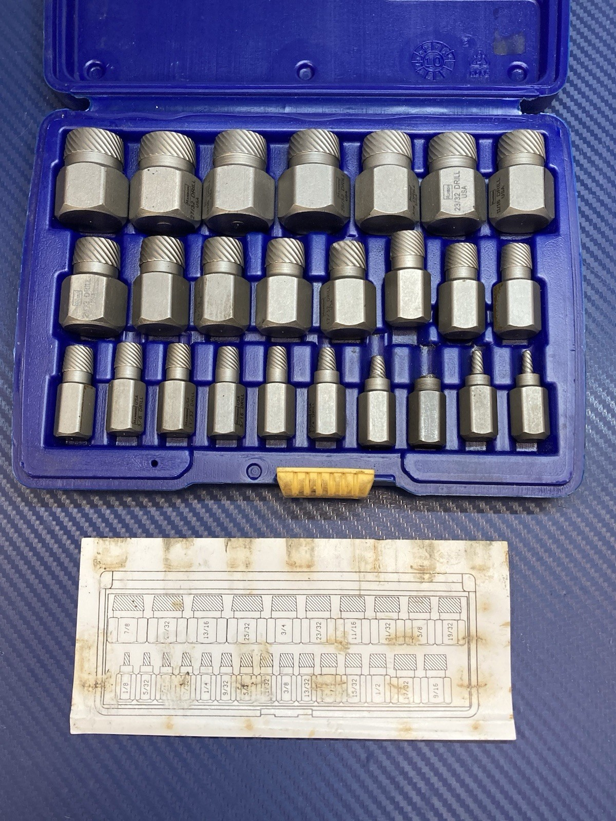 Hanson Irwin 53227 Multi-Spline Ext Set Size Range: 1/8″ – 7/8″ 25 piece set