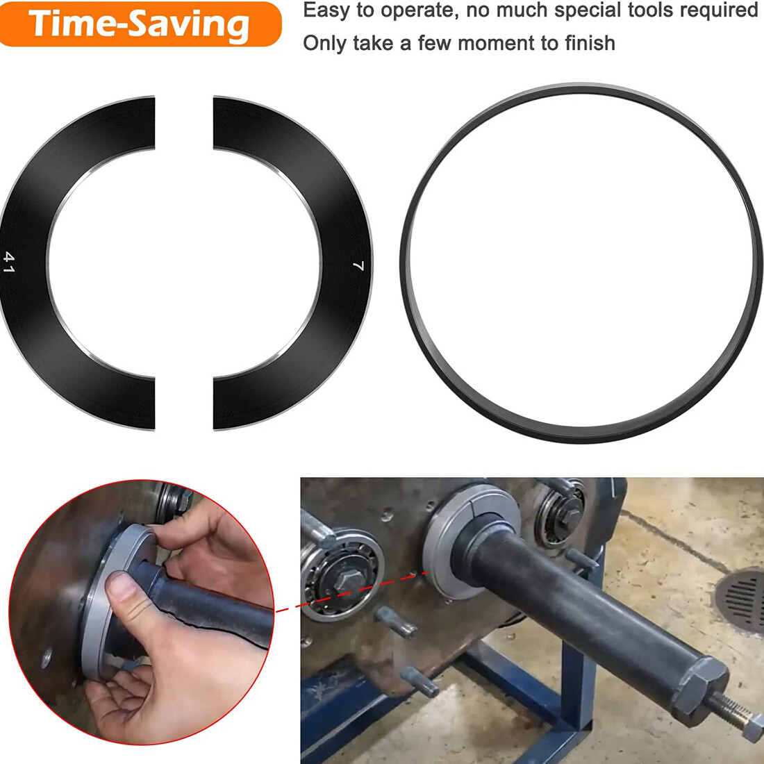 For Eaton Fuller Input Shaft Bearing Puller Tool Kit For 1 3/4″ & 2″ shafts