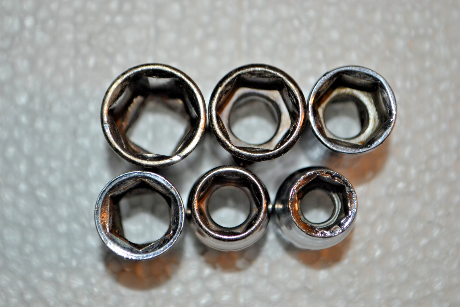 Craftsman Metric 3/8 Drive 6 Point 9MM-14MM Sockets Made in USA 6 Pcs