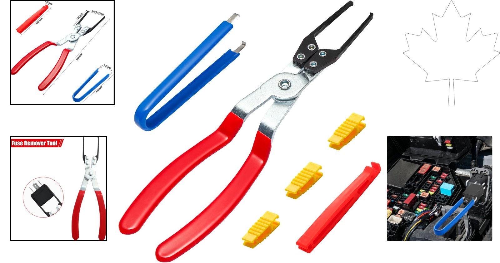 Versatile 6 Pack Relay Pliers – Ideal for Automotive & Industrial Use