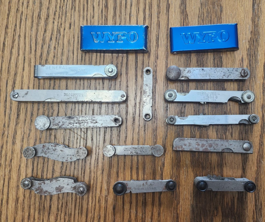 Lot (15) Machinist FEELER GAUGE SET – Screw Thread Pitch Gage Measuring tools