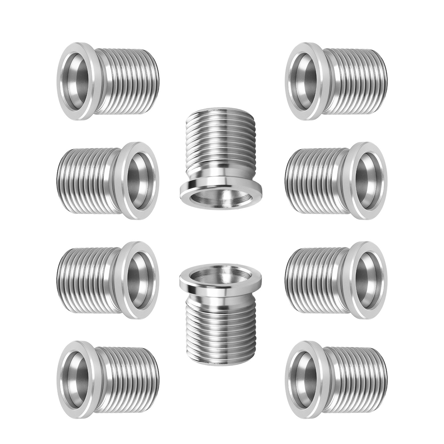 10x Replacement Spark Plug Port Insert Fit for Ford Triton 4.6L 5.4L 6.8L