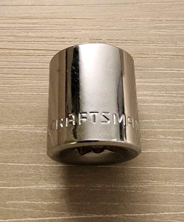 Craftsman 11/16″ Socket 6 Point 3/8″ Drive S-AF 45828 Easy Read
