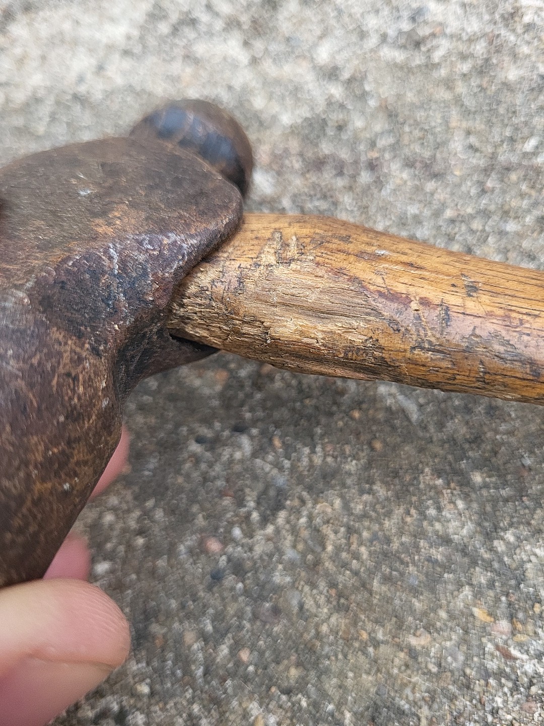 Used MATCO BH16 16oz Ball Peen Hammer Wood Handle USA
