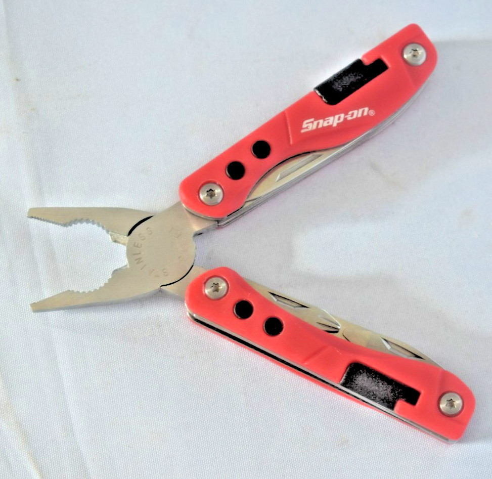 Snap on pliers four tools in one Knife bottle opener Gouge Punch? & Pliers rare