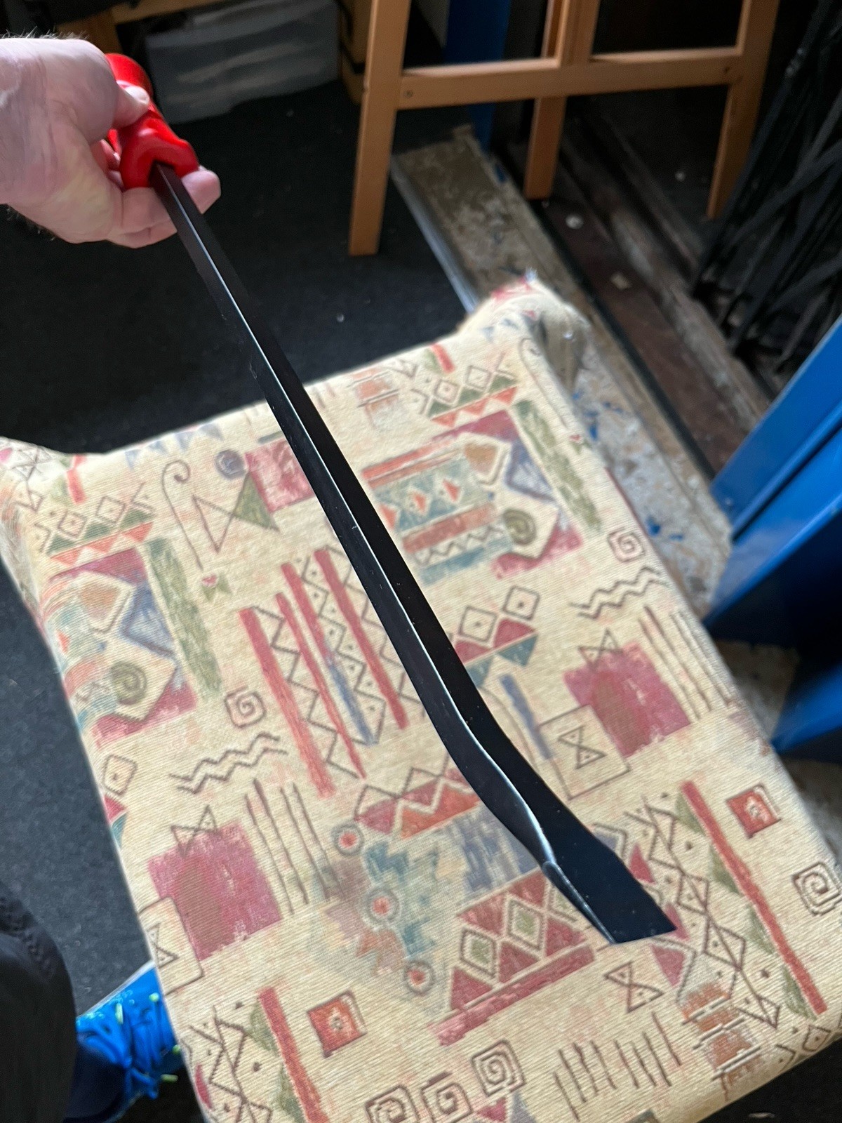 Snap On 24” Striking Pry Bar In Classic Red SPBS24A Made In USA New Premium Tool
