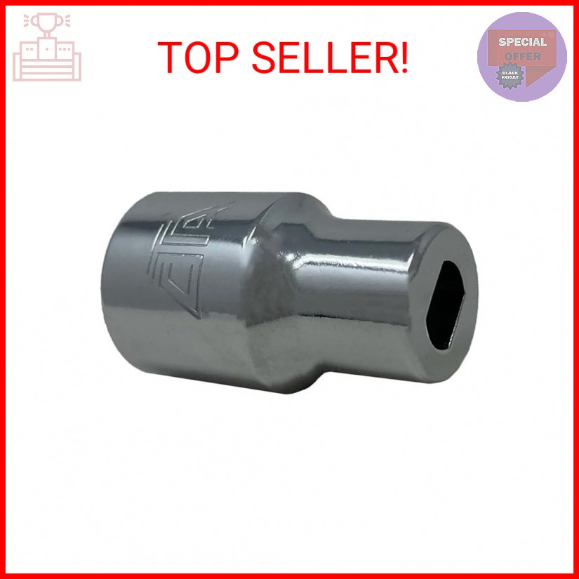 CTA Tools A430 Double-D Shock Stem Socket: 3/8″ Drive Strut Nut Holding Socket,